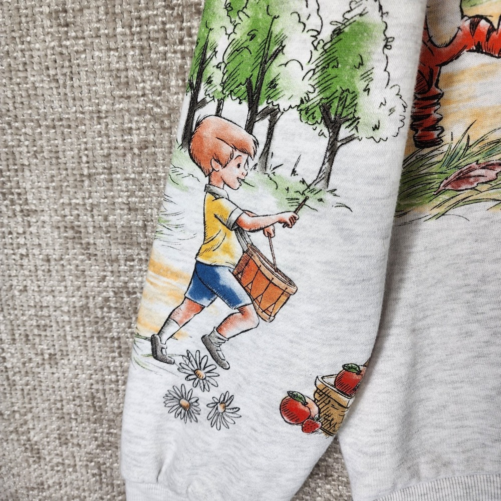 Winnie The Pooh Good Friends Great Adventures Sweatshirt Womens L Gray - Picture 3 of 12
